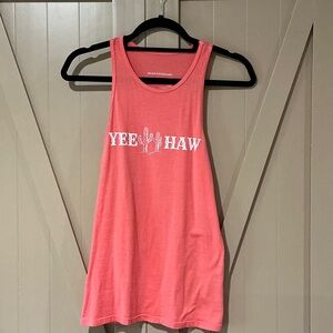 Good hYOUman Pink Graphic Tank